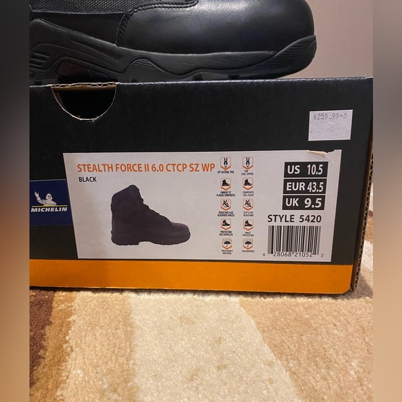 Magnum Stealth Force II 6.0 WP Size 10.5 Black - Picture 10 of 10